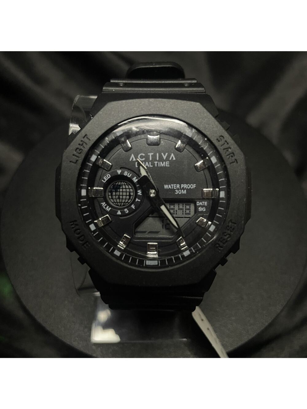 Activa Recon X Invicta Digital Unisex Watch - 45.5mm, Black Dial (ACW423-002)